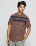 Cardinal Jeans Stripe Color Kemeja Koko Pria