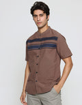 Cardinal Jeans Stripe Color Kemeja Koko Pria