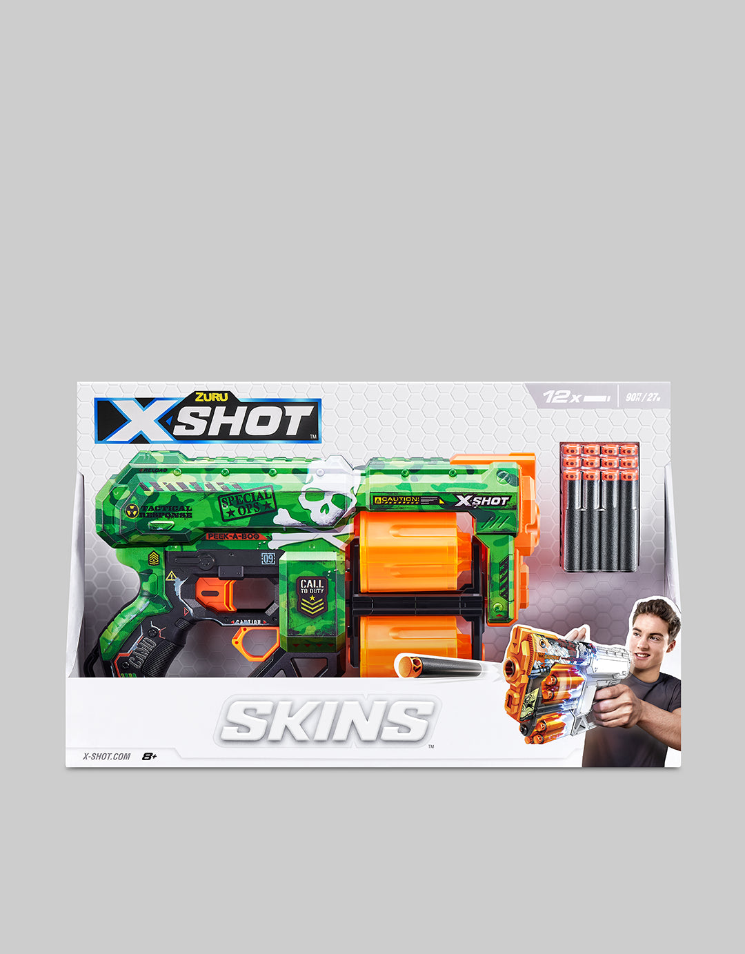 Hot Wheels X-SHOT SKINS Dread Children's Toy