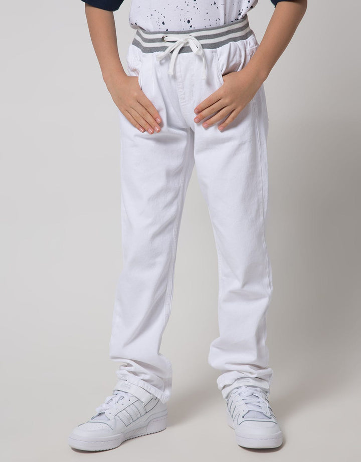 Nevada Long Pants White Denim
