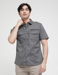 Cardinal Men Cotton Zipper Pocket Shirt