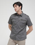 Cardinal Men Cotton Zipper Pocket Shirt