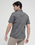 Cardinal Men Cotton Zipper Pocket Shirt