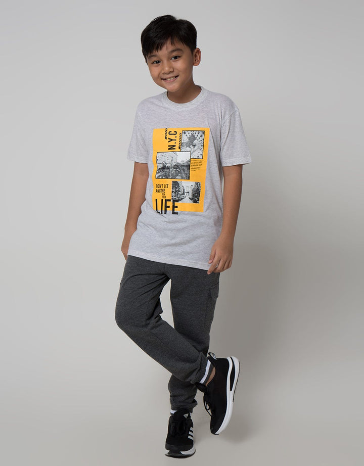 Nevada NYC Print Kaos Anak Laki-laki