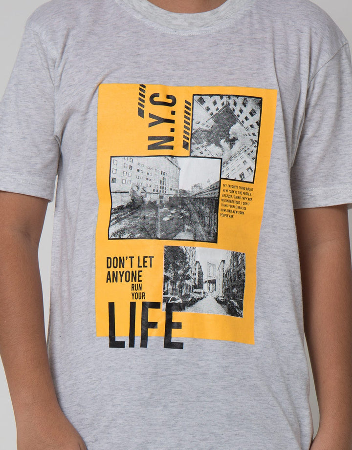 Nevada NYC Print Kaos Anak Laki-laki