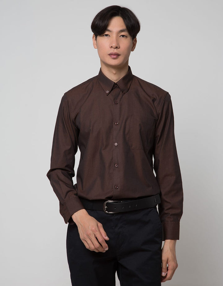 Stanley Adams Easy Iron Kemeja Slim Fit Pria
