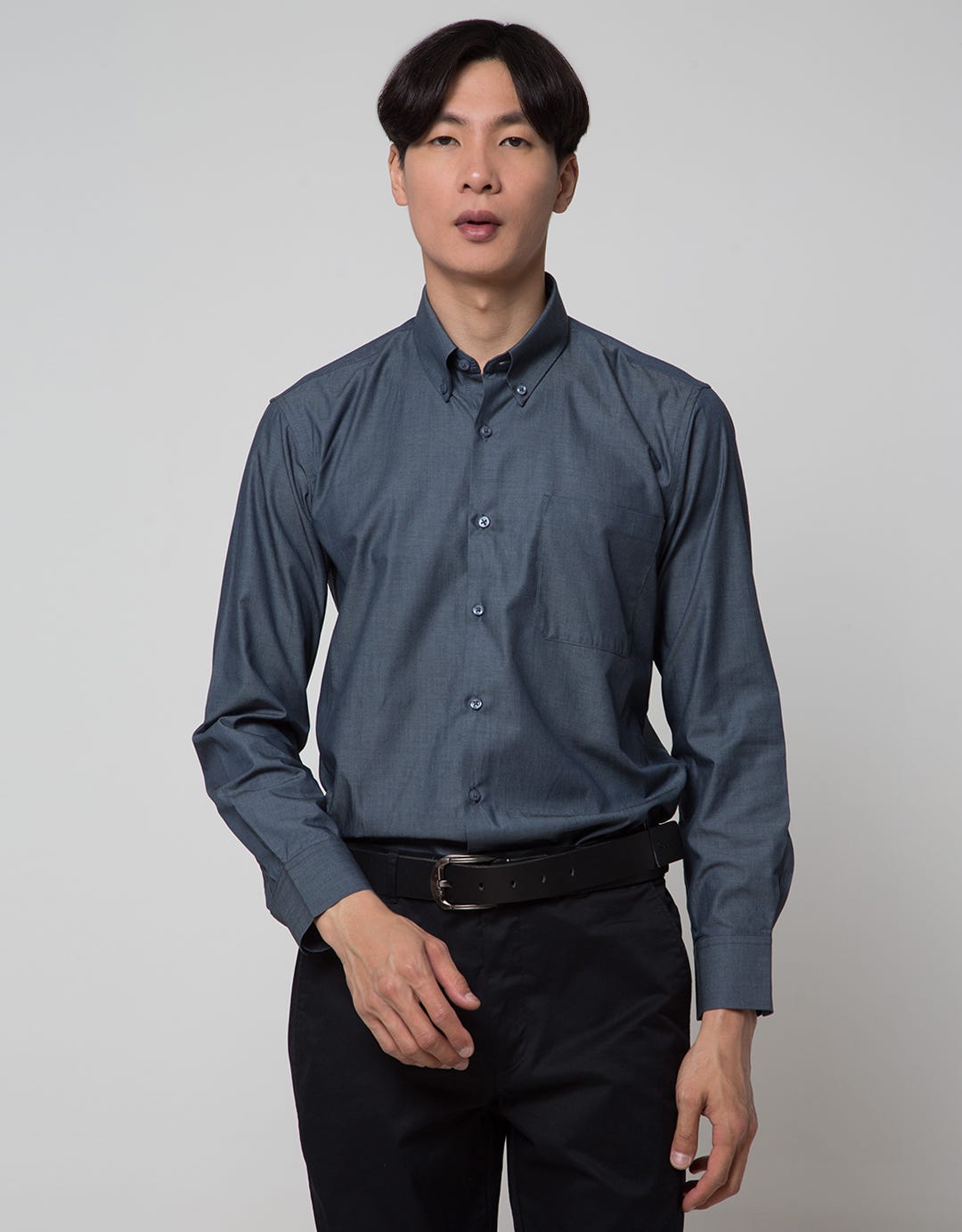 Stanley Adams Easy Iron Kemeja Slim Fit Pria