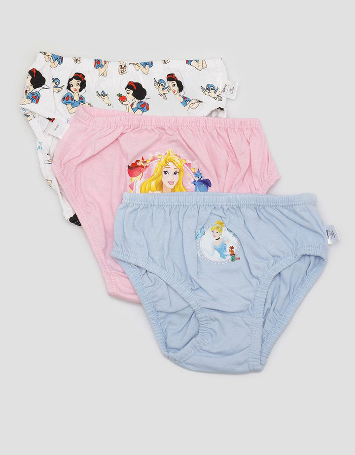 Disney Underwear Pack Of 3 Princess Classic
