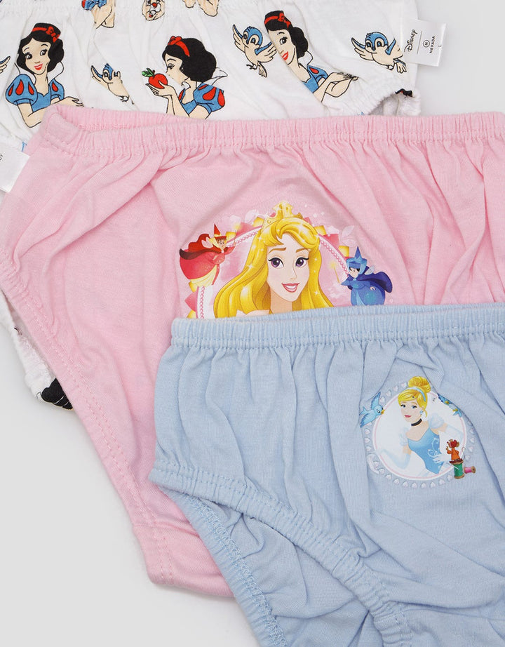 Disney Underwear Pack Of 3 Princess Classic
