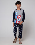 Marvel Captain America Star Print Sleepwear Set