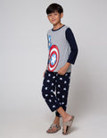 Marvel Captain America Star Print Sleepwear Set