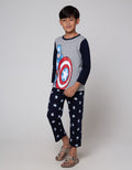 Marvel Captain America Star Print Sleepwear Set