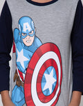 Marvel Captain America Star Print Sleepwear Set