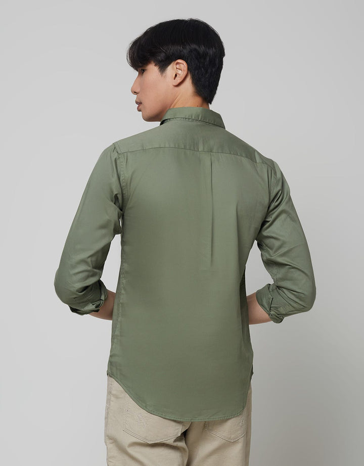 Larusso Kemeja Basic Tencel Panjang