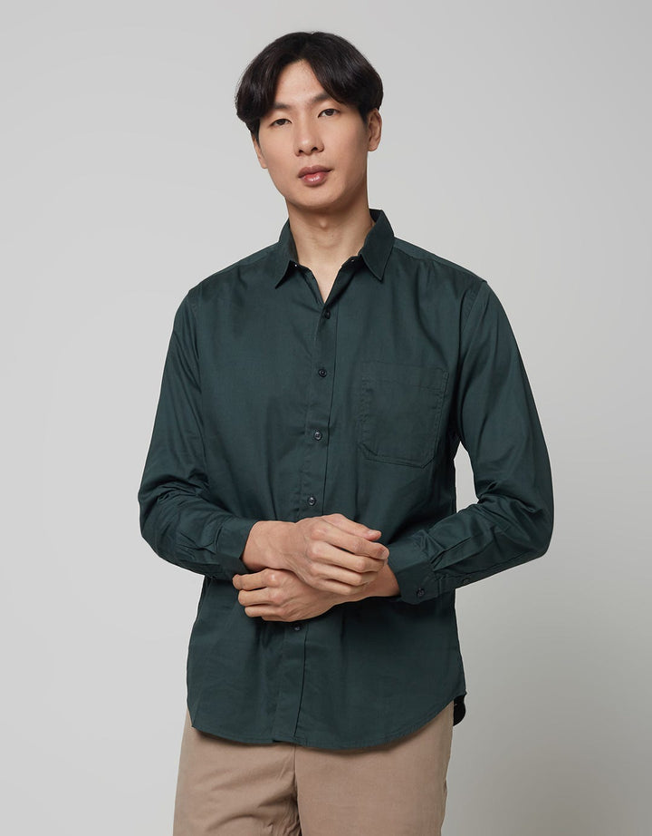 Larusso Kemeja Basic Tencel Panjang