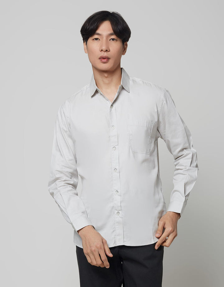 Larusso Kemeja Basic Tencel Panjang