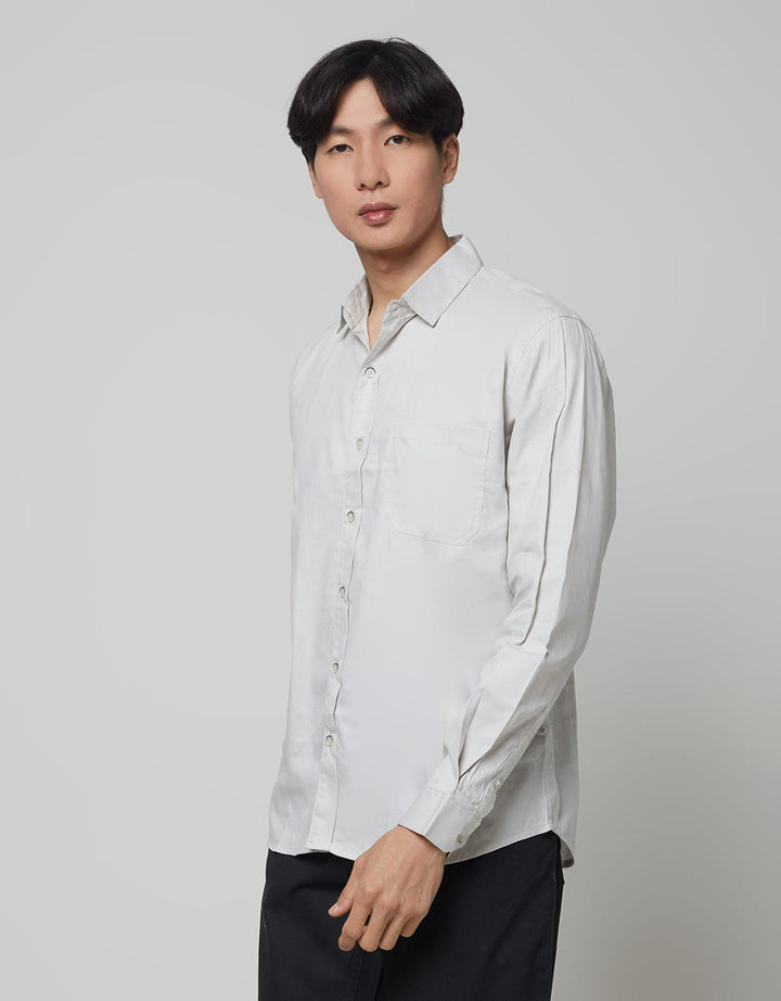Larusso Kemeja Basic Tencel Panjang