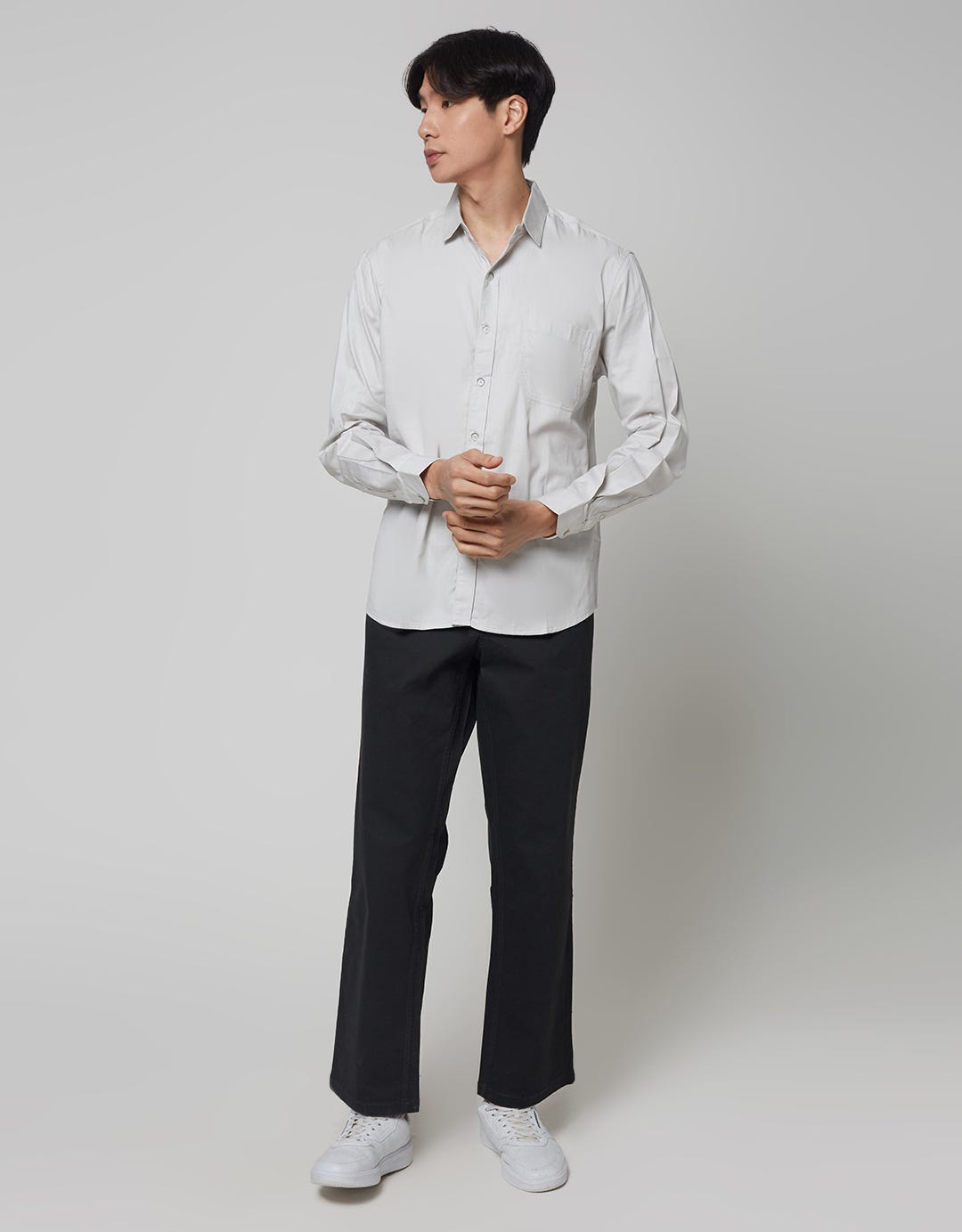 Larusso Kemeja Basic Tencel Panjang