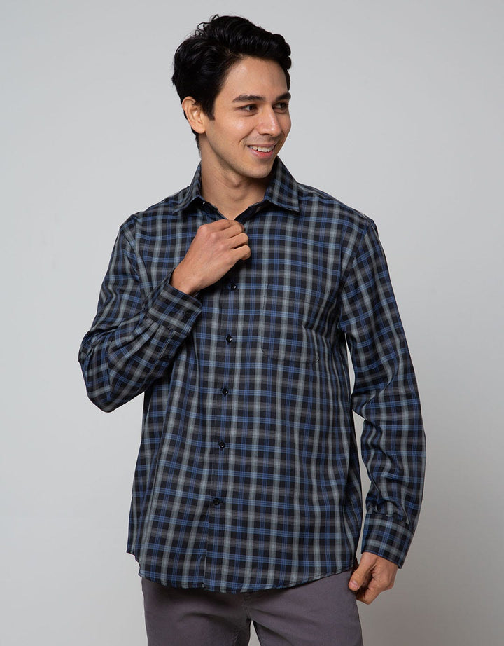 Cole Long Sleeve Shirt Regular Check