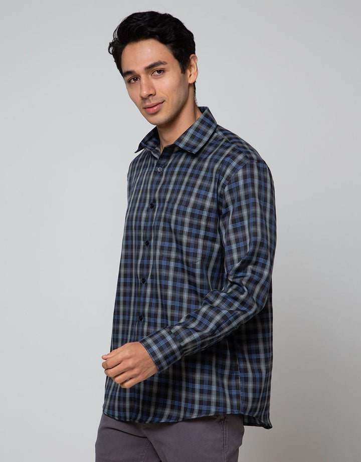 Cole Long Sleeve Shirt Regular Check