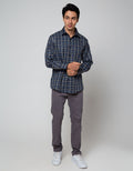 Cole Long Sleeve Shirt Regular Check