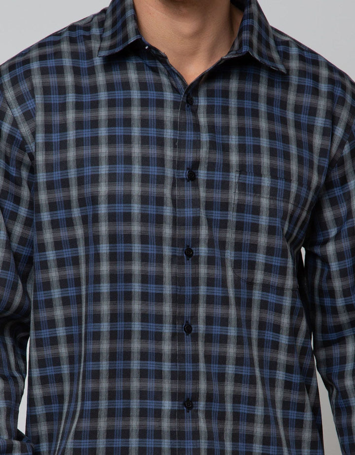 Cole Long Sleeve Shirt Regular Check