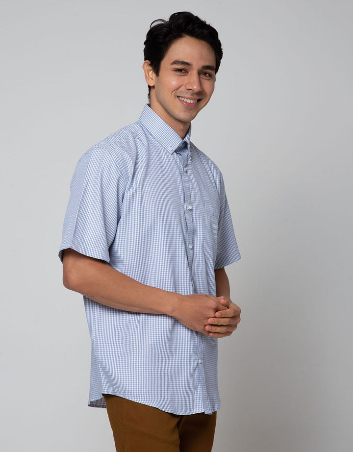 Cole Short Sleeve Shirt Regular Check Small