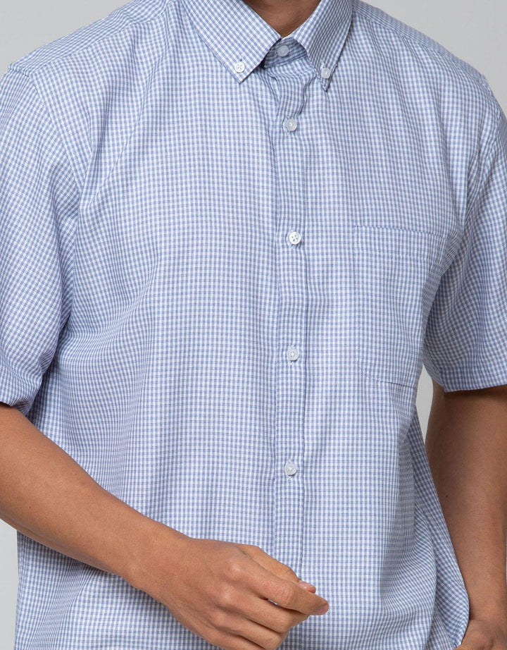 Cole Short Sleeve Shirt Regular Check Small
