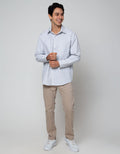 Cole Long Sleeve Shirt Regular Check Small