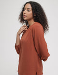 St. Yves 7/8 Blouse Airflow V Neck