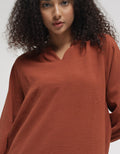 St. Yves 7/8 Blouse Airflow V Neck