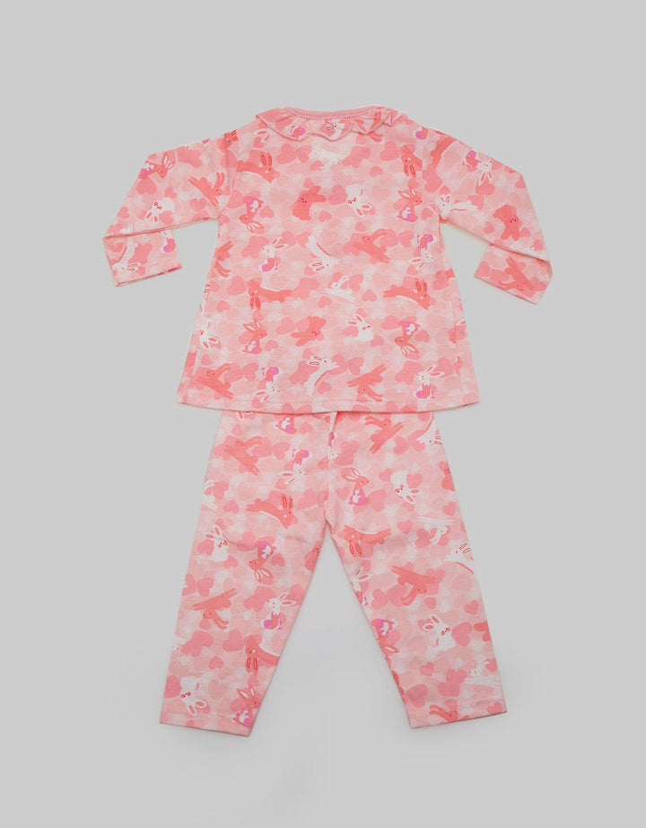 Pipiniko Piyama Ruffle Full Print Camo Bunny