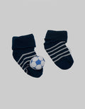 Pipiniko Boys Ball Stripe Baby Socks