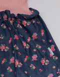 Pipiniko Chambray Flower Dress Anak Perempuan