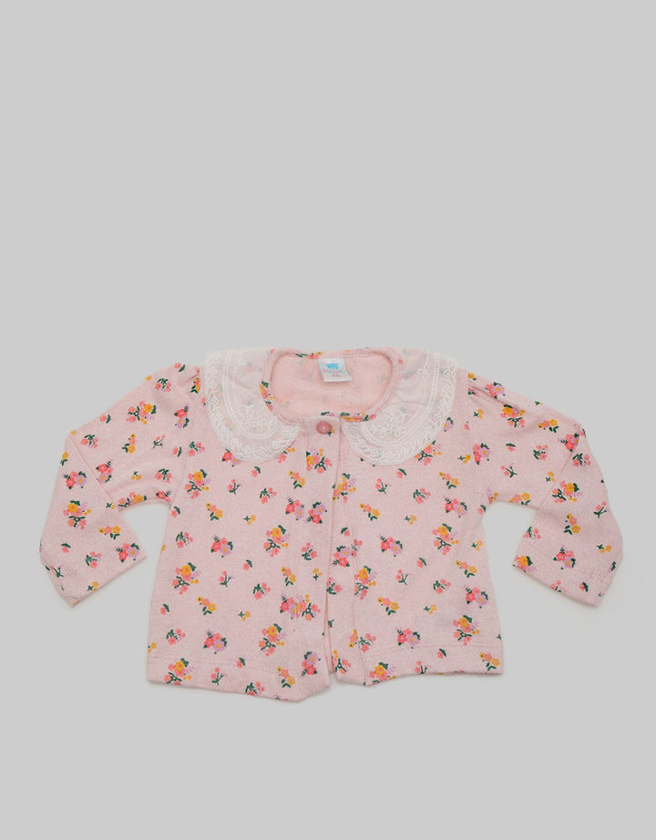 Pipiniko Cardigan Flower Lace Collar