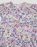 Pipiniko Short Sleeve Midi Dress Twill Print Tier