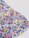 Pipiniko Short Sleeve Midi Dress Twill Print Tier