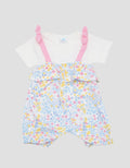 Pipiniko Top-Bottom Set Newborn Romper Ruffle
