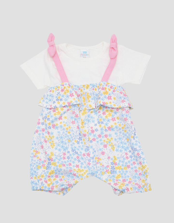 Pipiniko Top-Bottom Set Newborn Romper Ruffle