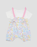 Pipiniko Top-Bottom Set Newborn Romper Ruffle