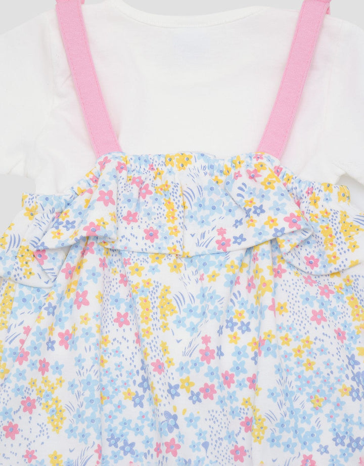 Pipiniko Top-Bottom Set Newborn Romper Ruffle