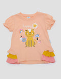 Pipiniko Ruffle Good Day Girls T-Shirt