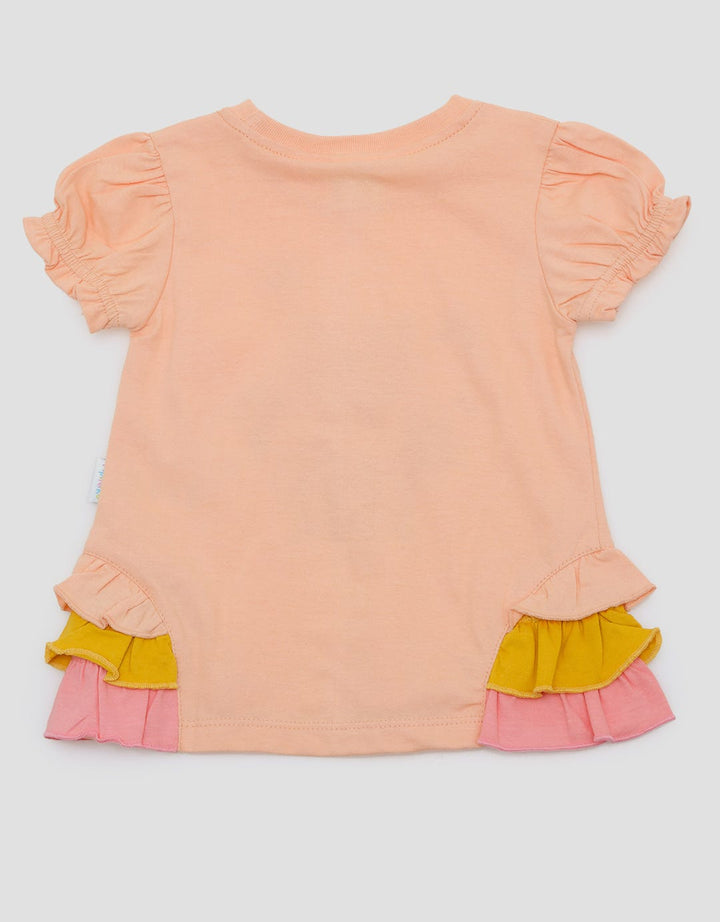 Pipiniko Ruffle Good Day Girls T-Shirt