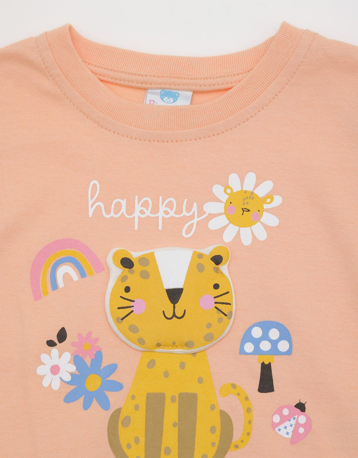 Pipiniko Ruffle Good Day Girls T-Shirt