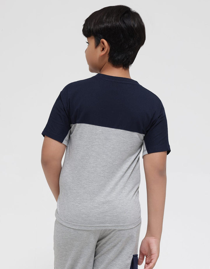 Character Superman Logo Kaos Anak Laki-laki