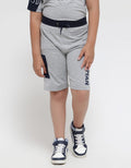 Character Short Pants Knit Superman Kantong Samping Tulisan
