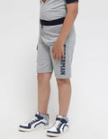 Character Short Pants Knit Superman Kantong Samping Tulisan