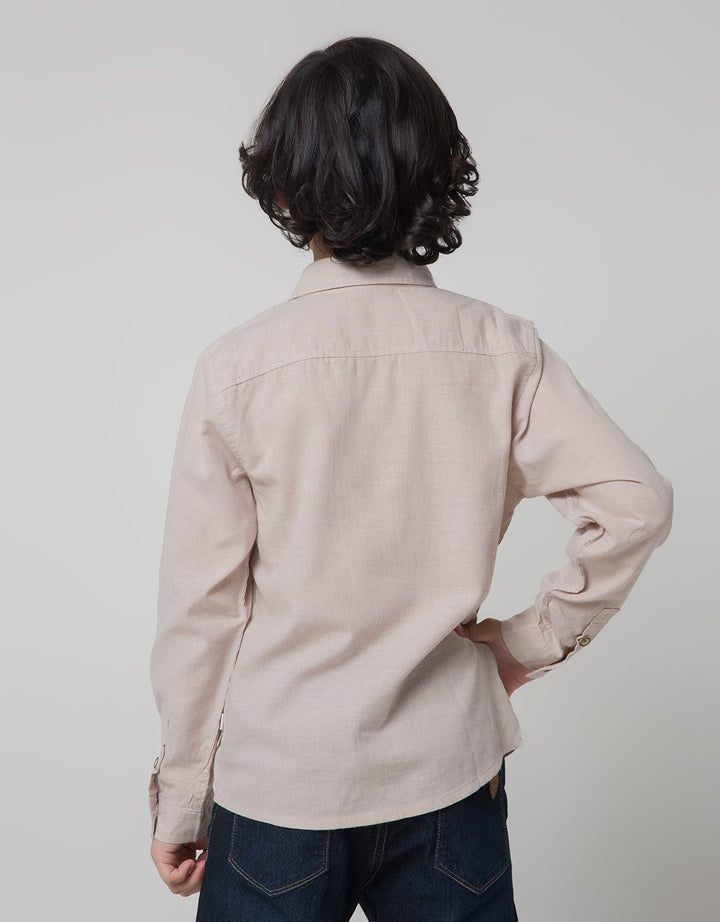 Cool Boy Regu Collar Kemeja Anak Laki-laki