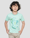 Little M Boys Short Sleeve T-shirt Frog Print Application