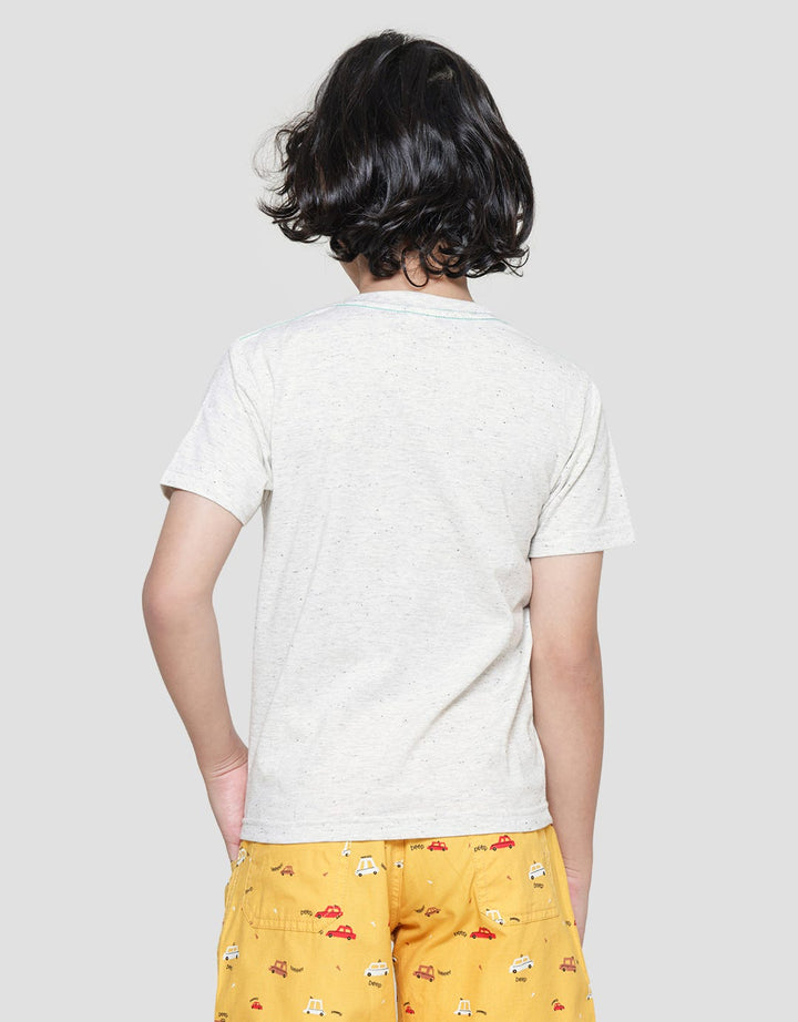 Little M Kaos Lengan Pendek Anak Laki-laki Print Kodok Hot Air Balloon Dropping